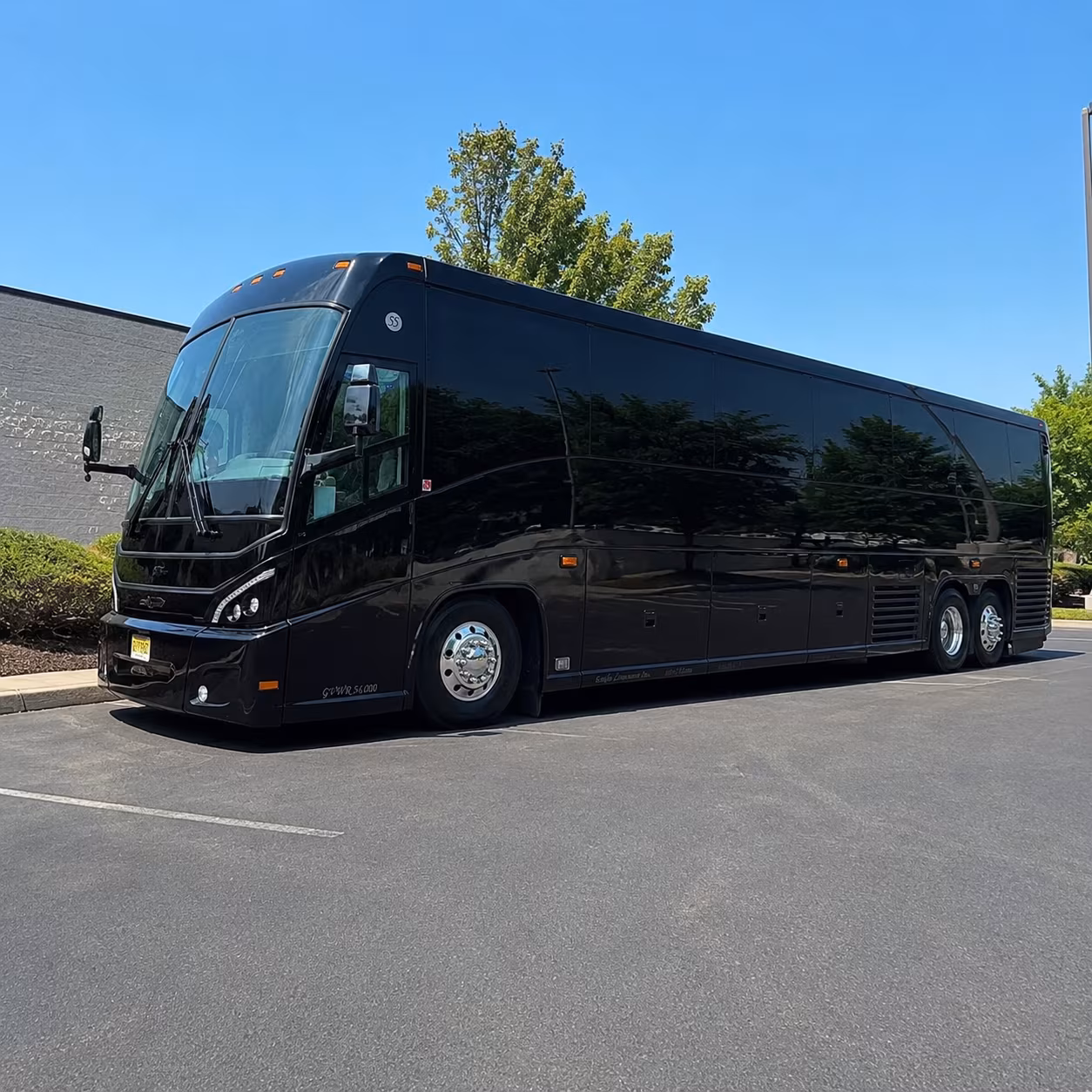 corporate long distance bus service from the tahoe reno industrial center