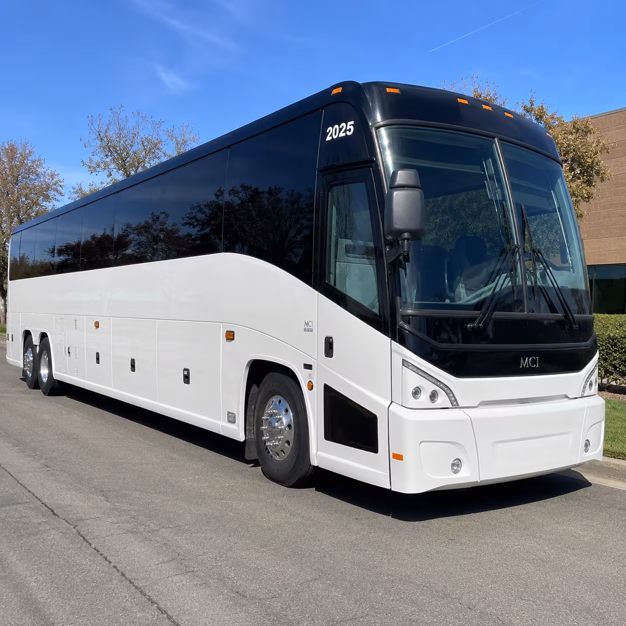 sparks charter bus rental exterior