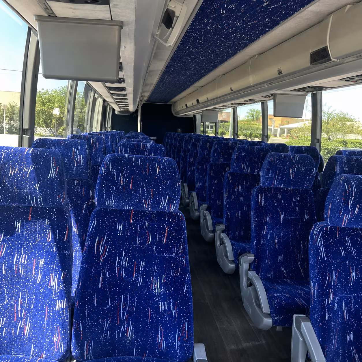 sparks charter bus rental inside