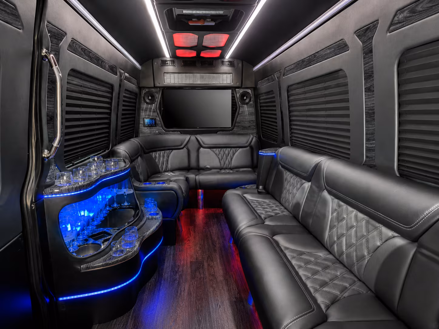 sparks private event transportation onboard seating